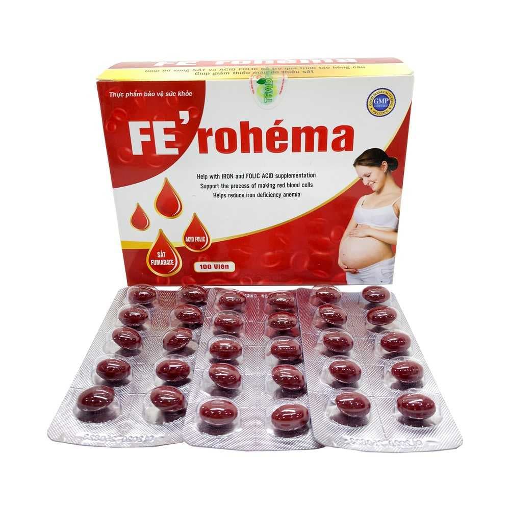 Bổ Sung Sắt Fe'Rohema