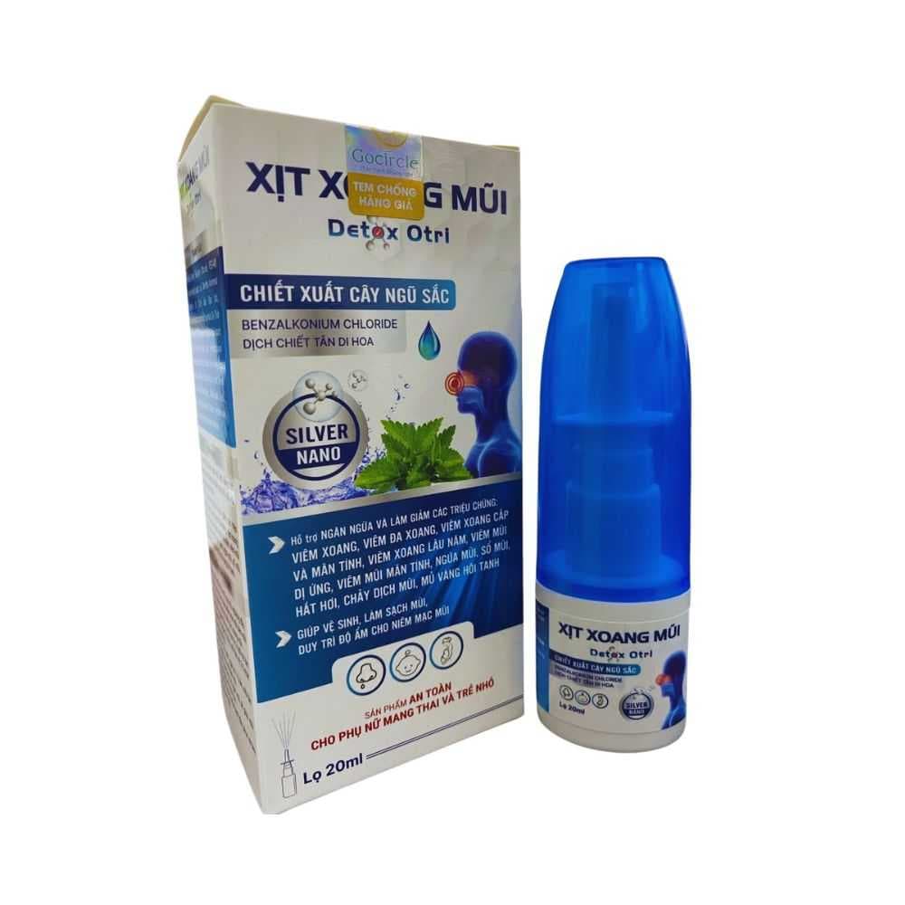 Xịt xoang mũi Detox Otri