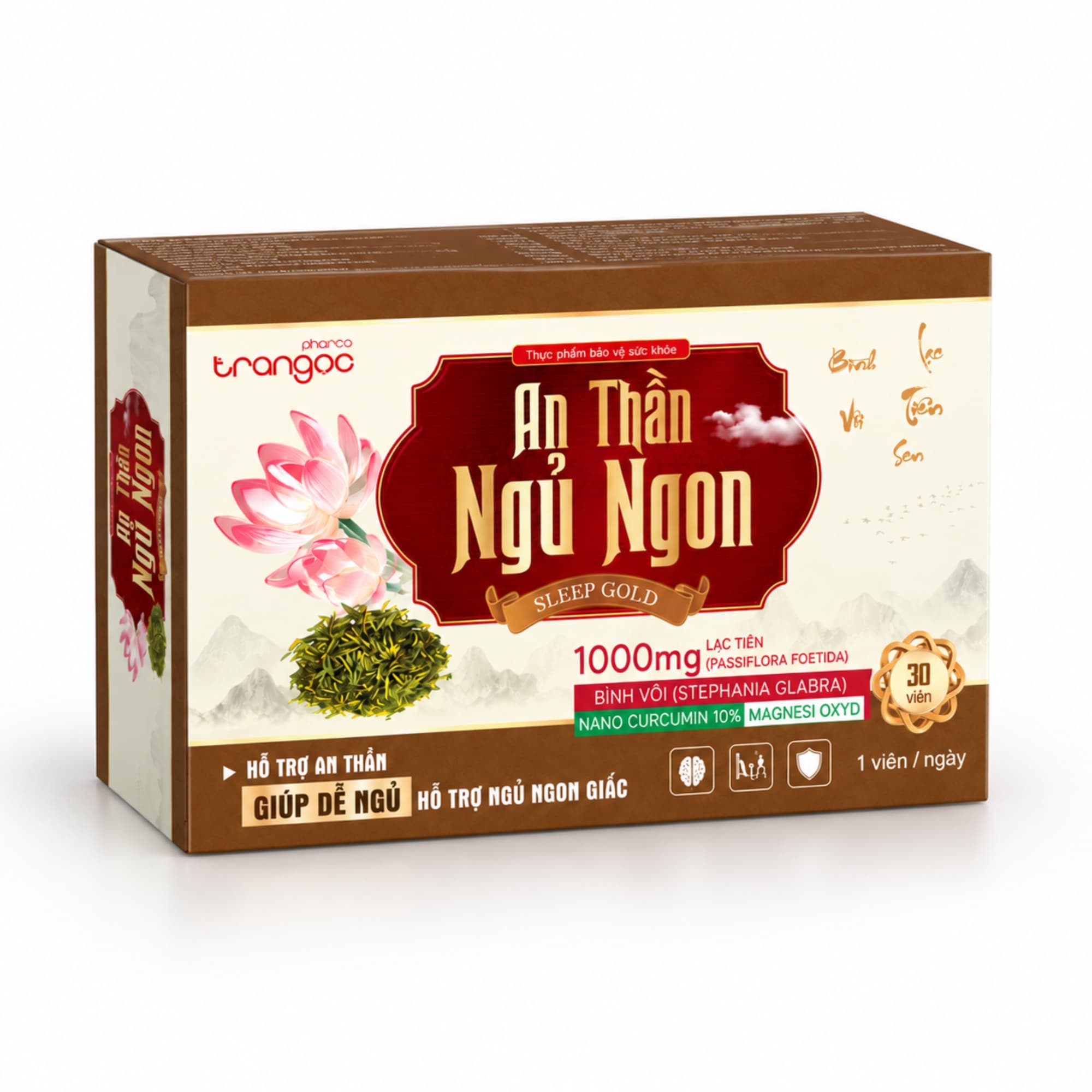 Viên An Thần ngủ ngon Sleep Gold(vỉ) Viên An Thần ngủ ngon Sleep Gold(vỉ)