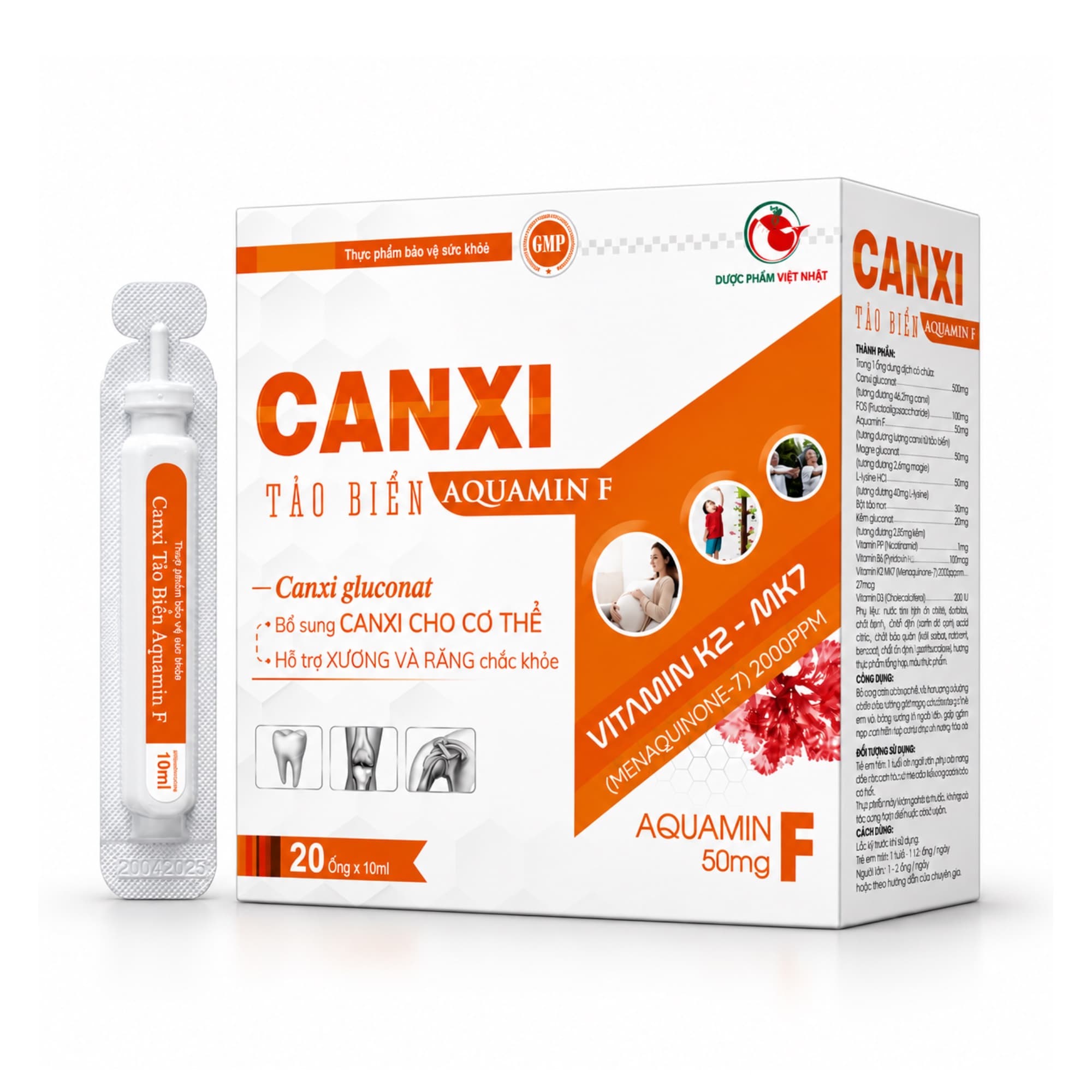 Canxi tảo biển Aquamin F Việt Nhật chính hãng giúp bổ sung canxi và khoáng chất, hỗ trợ xương và răng Canxi tảo biển Aquamin F Việt Nhật chính hãng giúp bổ sung canxi và khoáng chất, hỗ trợ xương và răng