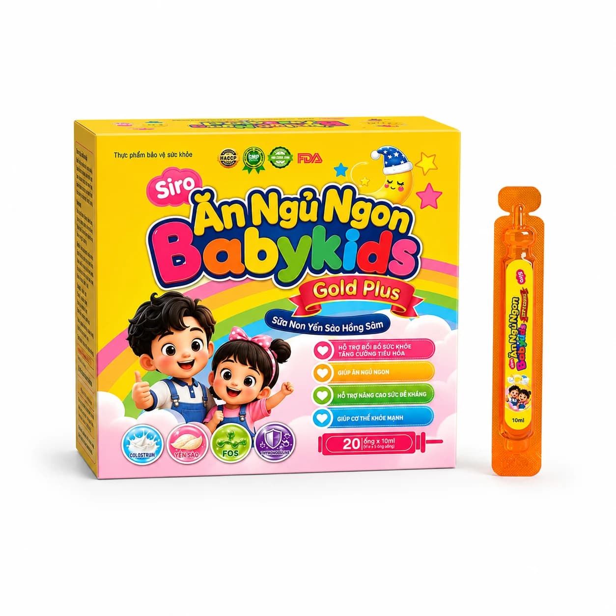 Siro Ăn Ngủ Ngon Babykids - Hỗ trợ tăng cường tiêu hóa, ăn ngủ ngon Siro Ăn Ngủ Ngon Babykids - Hỗ trợ tăng cường tiêu hóa, ăn ngủ ngon