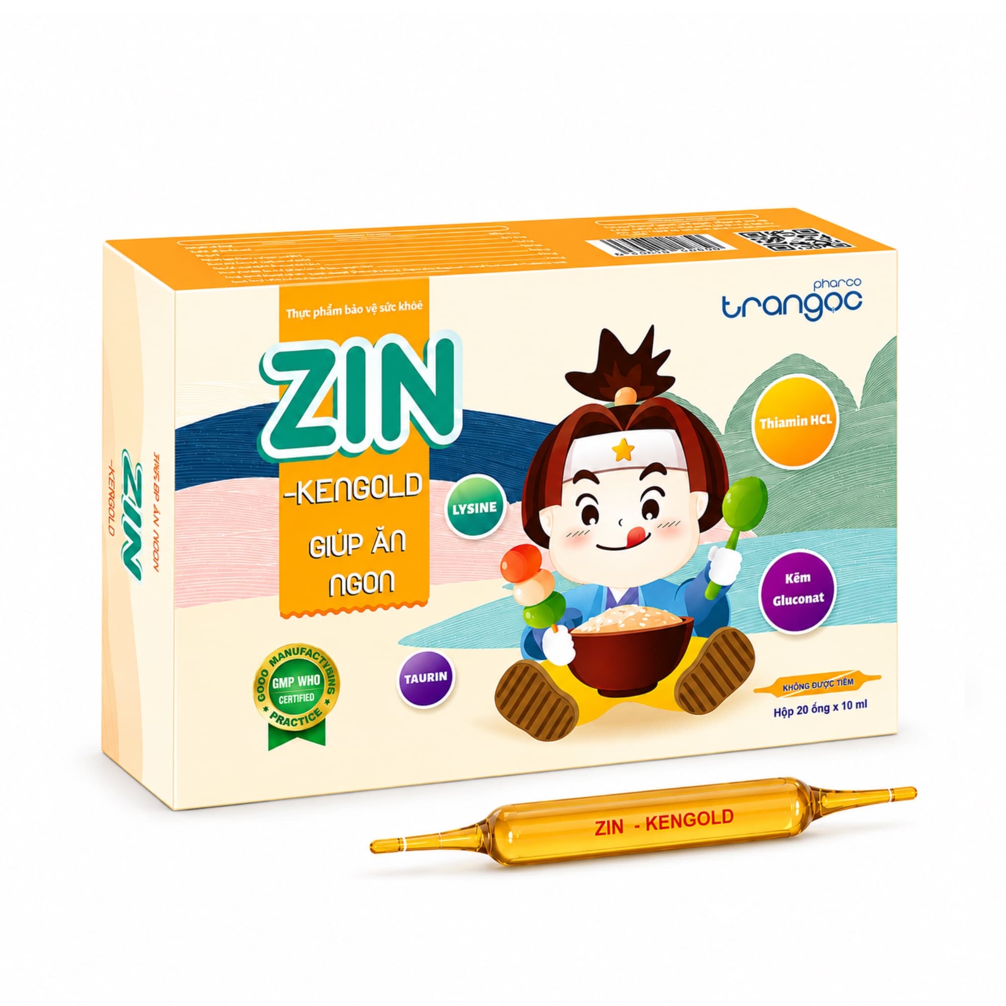 Siro giúp ăn ngon Zin Kengold Trần Ngọc (ống thuỷ tinh) Siro giúp ăn ngon Zin Kengold Trần Ngọc (ống thuỷ tinh)