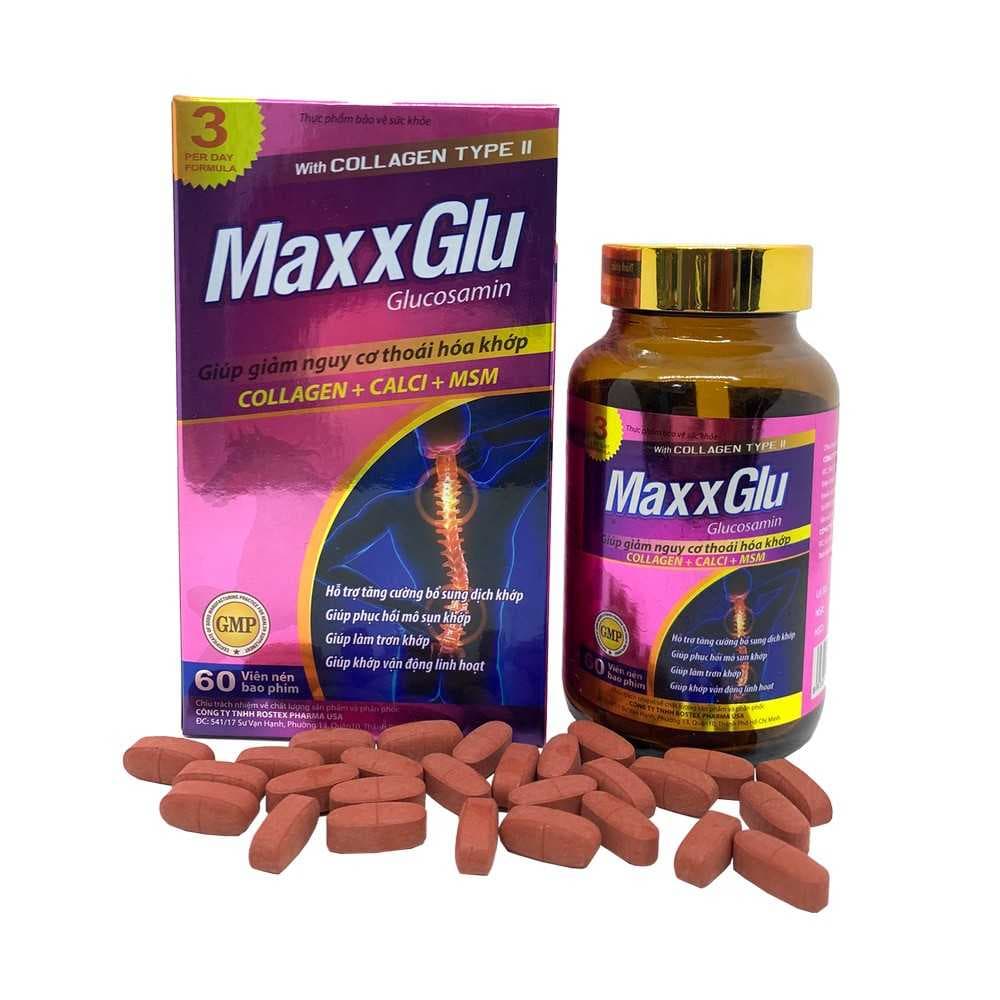 Viên uống xương khớp Maxx Glu (hồng) Viên uống xương khớp Maxx Glu (hồng)